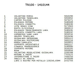 Ricambi Valex per Troncatrici Elettriche a Natro per Metalli