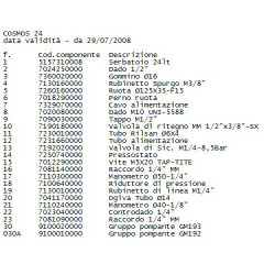 FIAC Spare Parts for Piston Air Compressor Cosmos 24