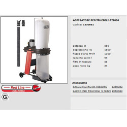 Ricambi Valex per Aspiratrucioli AT 2000