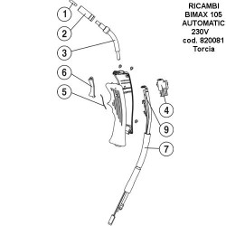Telwin Spare Parts for Flux and MIG-MAG Welding Bimax