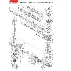 Ricambi Makita per Martelli SDS­MAX HR4001C-HR4002