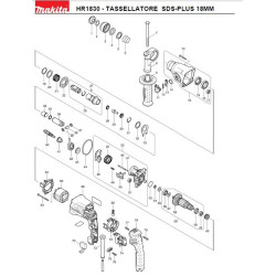 Makita Spare Parts for SDS-Plus Hammers HR1830-2300-2450