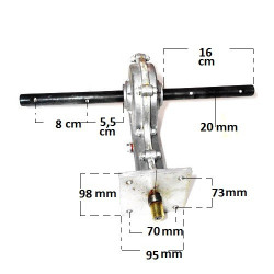 Scatola Trasmissione per Motozappa Valex MILL50