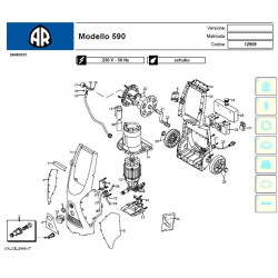 Annovi & Reverberi Parts for Pressure Washer AR588/590