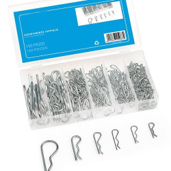 Assortimento 150 Coppiglie di Sicurezza 0298