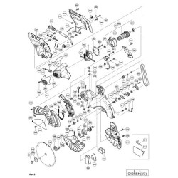 Hitachi Spare Parts for Sliding Compound Miter Saw C12RSH-C12LCH