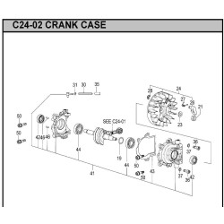 Hitachi Spare Parts for Engine Chainsaw CS25EC-SC