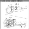 Hitachi Spare Parts for Engine Chainsaw CS25EC-SC