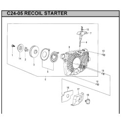 Hitachi Spare Parts for Engine Chainsaw CS25EC-SC