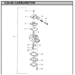 Hitachi Spare Parts for Engine Chainsaw CS25EC-SC