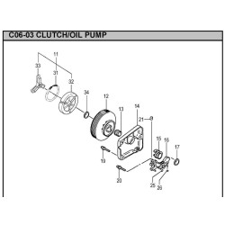 Ricambi Hitachi per Motosega da Potatura Hitachi CS25EC-SC