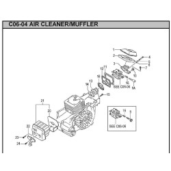 Ricambi Hitachi per Motosega da Potatura Hitachi CS38EK