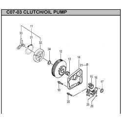 Ricambi Hitachi per Motosega da Potatura Hitachi CS25EC-SC