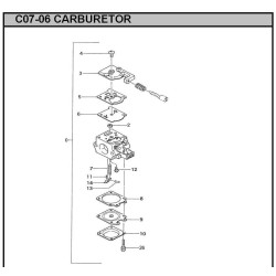Hitachi Spare Parts for Engine Chainsaw CS38/45EL