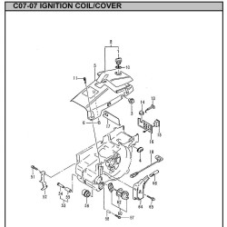 Hitachi Spare Parts for Engine Chainsaw CS38/45EL