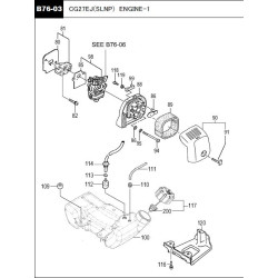 Hitachi Spare Parts for Engine Brush Cutter CG27EJ-SLNP