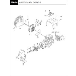 Hitachi Spare Parts for Engine Brush Cutter CG27EJ-SLNP