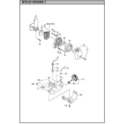 Ricambi Hitachi per Motosega da Potatura Hitachi CS25EC-SC