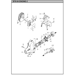 Hitachi Spare Parts for Engine Brush Cutter CG33EJ-LP