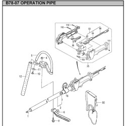 Hitachi Spare Parts for Engine Brush Cutter CG33EJ-LP