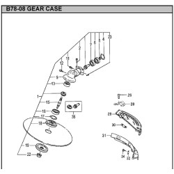 Hitachi Spare Parts for Engine Brush Cutter CG33EJ-LP