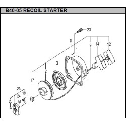 Hitachi Spare Parts for Engine Brush Cutter CG40EJ-T