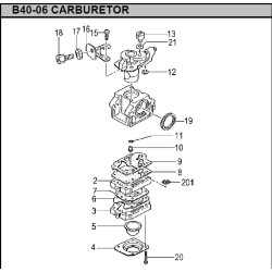 Hitachi Spare Parts for Engine Brush Cutter CG40EJ-T
