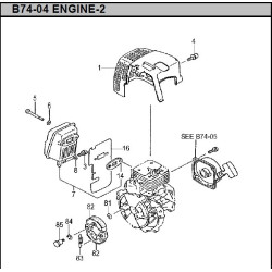 Hitachi Spare Parts for Engine Brush Cutter CG40EJ-L