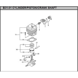 Ricambi Hitachi per Decespugliatore CG47EY-T
