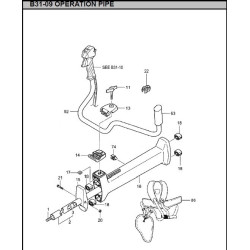 Hitachi Spare Parts for Engine Brush Cutter CG47EY-T