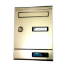 Cassetta Postale Alluminio Bronzato