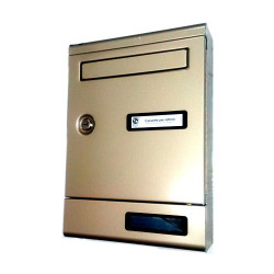 Cassetta Postale Alluminio Bronzato