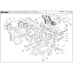  Sega a Nastro Portatile per Metalli Axel MT0945