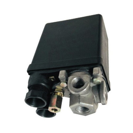 Pressostato Monofase per Compressore con Valvola Scarico in Ottone