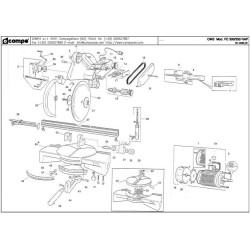Compa-OMS Spare Parts for Portable Saws FC 300-350 RAP