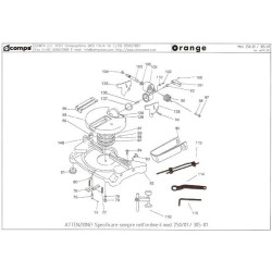 Compa-OMS Spare Parts for Portable Saws Orange 305-0