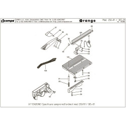 Compa-OMS Spare Parts for Portable Saws Orange 305-0