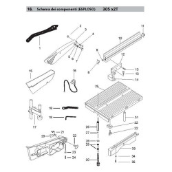 Compa-OMS Spare Parts for Portable Saws SLIDER 305X2-X2B-X2T