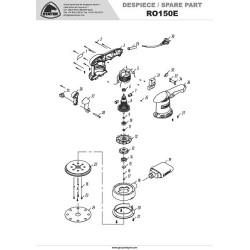 Stayer Spare Parts for Rotoorbital Sanders RO150E 
