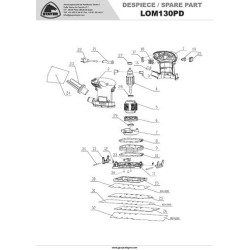 Stayer Spare Parts for Orbital Sanders LOM-LEV