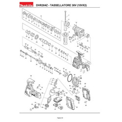 Makita Spare Parts for Combined rotary hammer DHR
