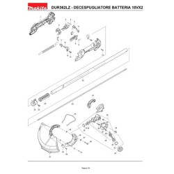 Ricambi Makita per Decespugliatore a Batteria DUR362LZ