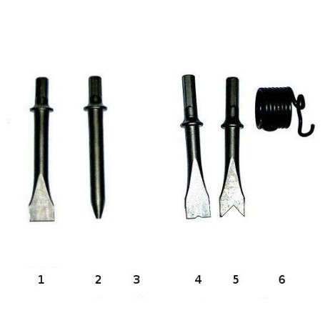 Accessori per Scalpellatore Pneumatico