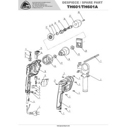 Ricambi Stayer per Trapani a Percussione TH601-TH700A
