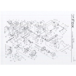Fox Spare Parts for Combined Belt and Disk Bench Sander F31-462251
