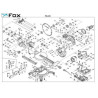 Fox Spare Parts for Sliding Compound Mitresaw F36-258DB-F36-259DB-F36-255