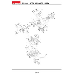 Makita Spare Parts for Bench Saw LS1016F-LS1018L