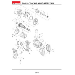 Ricambi Makita per Miscelatori DS4011-UT1200/1400/1401/1600/120