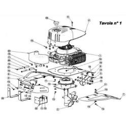 CM Motori Spare Parts for Motor Hoe HP 2,7