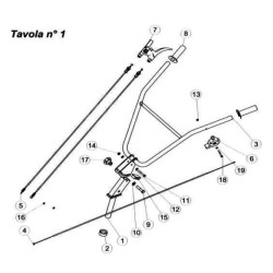 CM Motori Spare Parts for Motor Hoe 5 HP